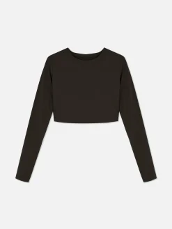 Outlet Butterweiches, Langärmeliges „Rita Ora“ Sport-Top Damen Fitnesskleidung Und Activewear