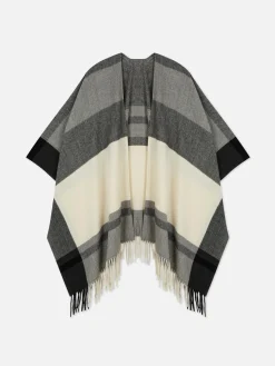 Clearance Cape-Schal Mit Karomuster Damen Mützen, Handschuhe Und Schals