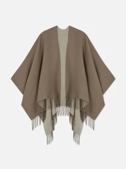 Hot Cape-Schal Mit Quasten Damen Mützen, Handschuhe Und Schals