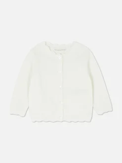 Outlet Cardigan Mit Bogenkante Pullover Und Cardigans