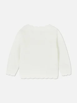 Outlet Cardigan Mit Bogenkante Pullover Und Cardigans