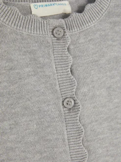 Online Cardigan Mit Knopfleiste Und Bogenkante Kinder Pullover Und Cardigans