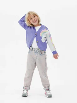 Online Cardigan Mit V-Ausschnitt Und Einhorndesign Kinder Pullover Und Cardigans