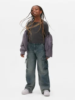 Hot Cargo-Denim-Jeans Im Used-Look Kinder Jeans