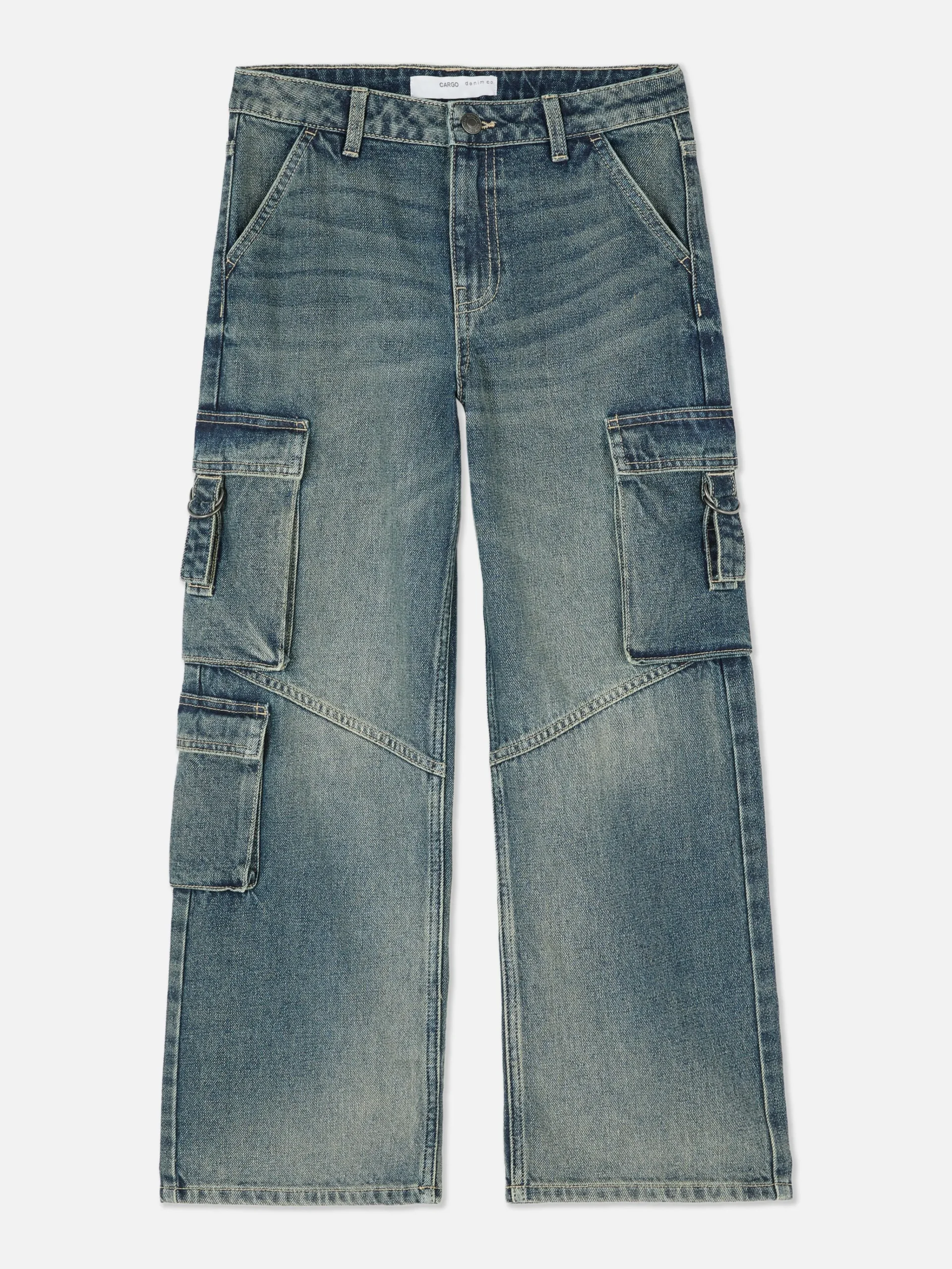 Hot Cargo-Denim-Jeans Im Used-Look Kinder Jeans