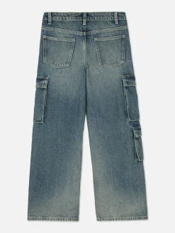 Hot Cargo-Denim-Jeans Im Used-Look Kinder Jeans