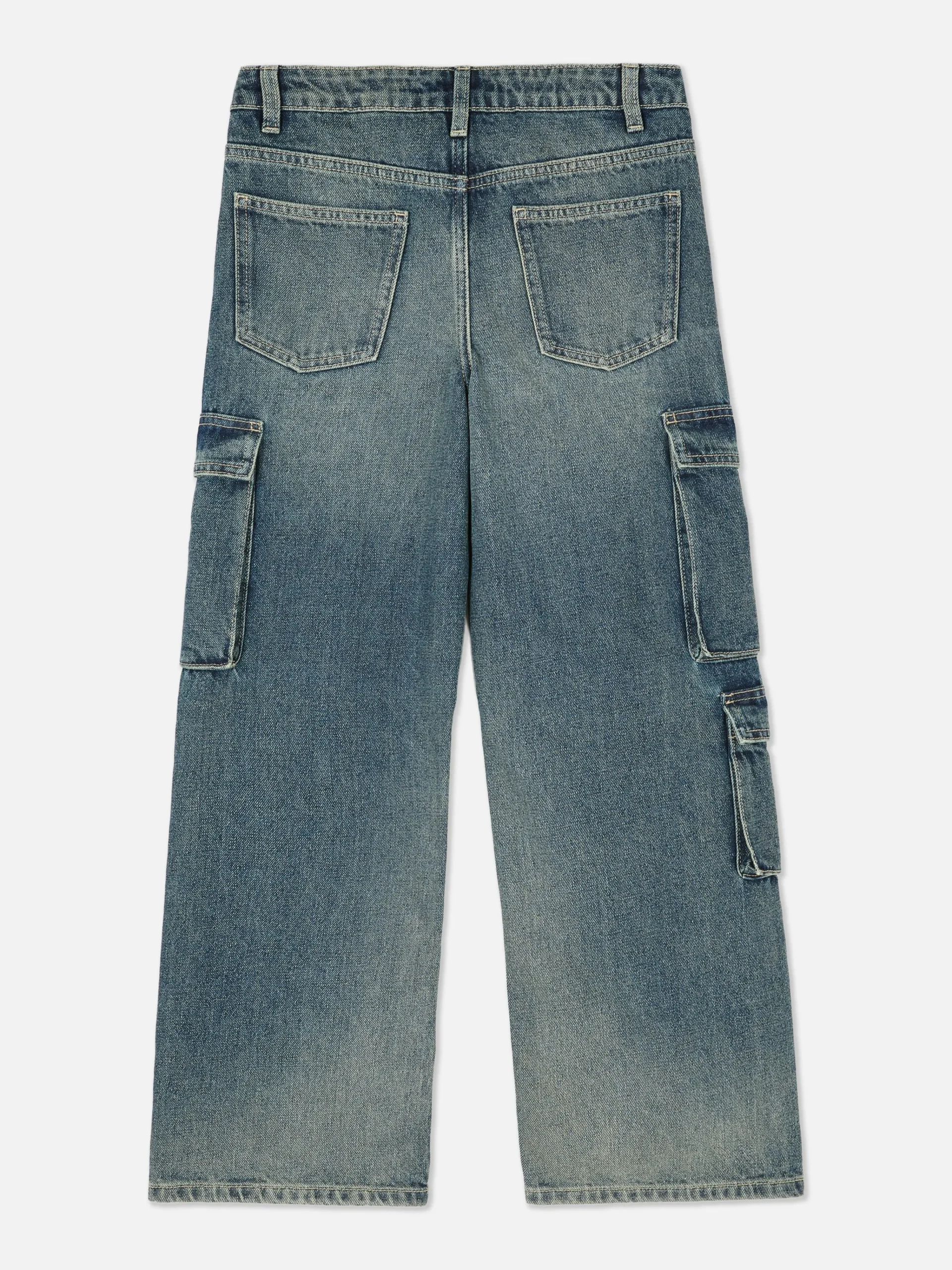 Hot Cargo-Denim-Jeans Im Used-Look Kinder Jeans