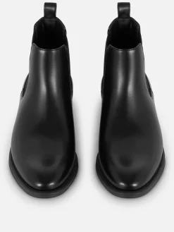 Outlet Chelsea Boots Aus Kunstleder Herren Stiefel