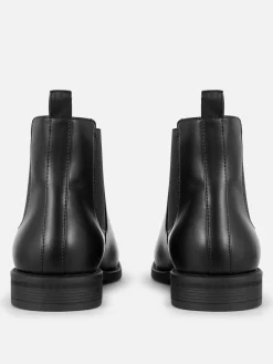 Outlet Chelsea Boots Aus Kunstleder Herren Stiefel