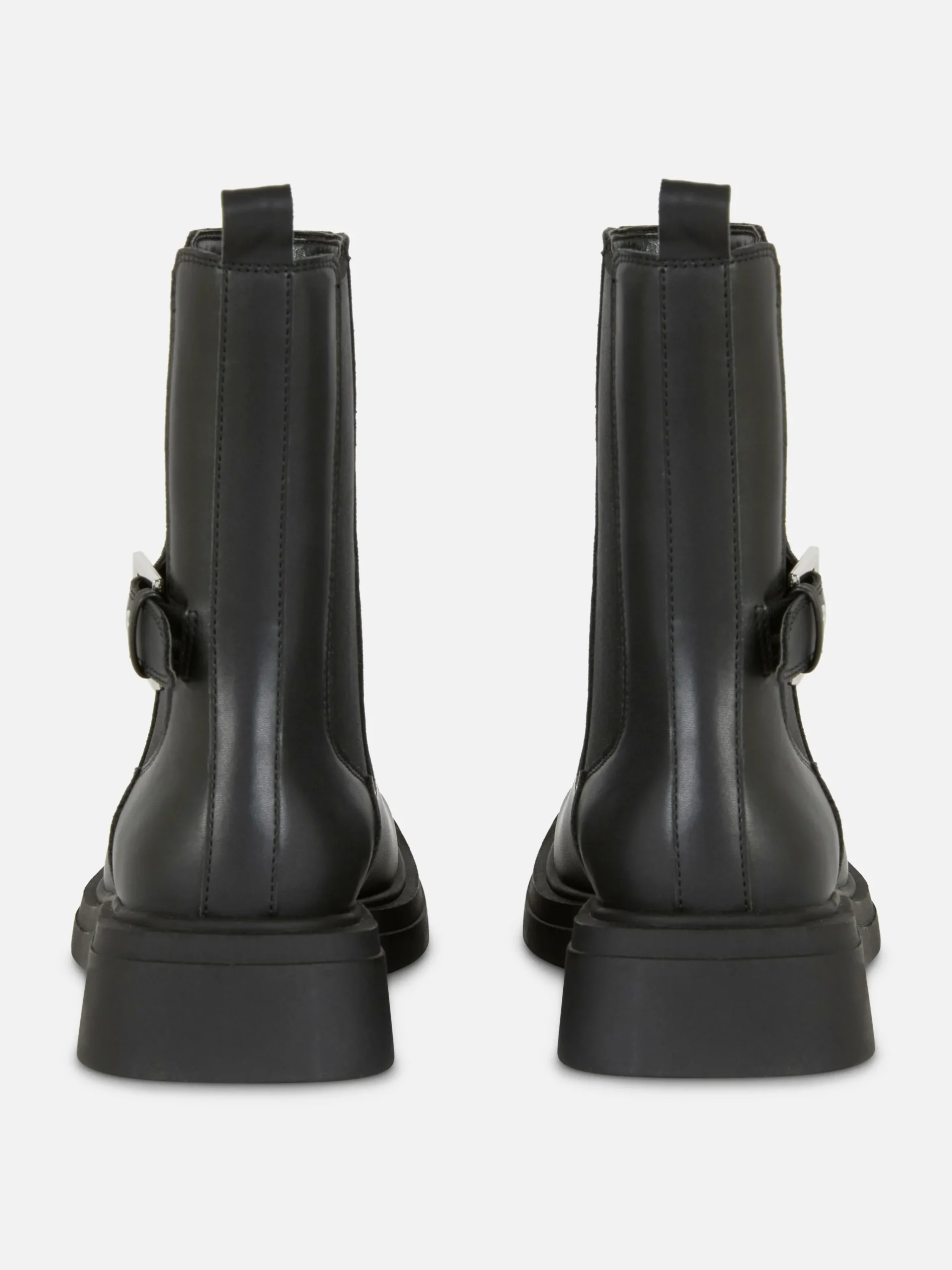 Online Chelseaboots Aus Kunstleder Mit Eckigem Zehenbereich Damen Stiefel