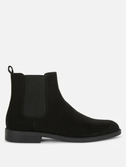 New Chelsea-Boots In Wildleder-Optik Damen Stiefel