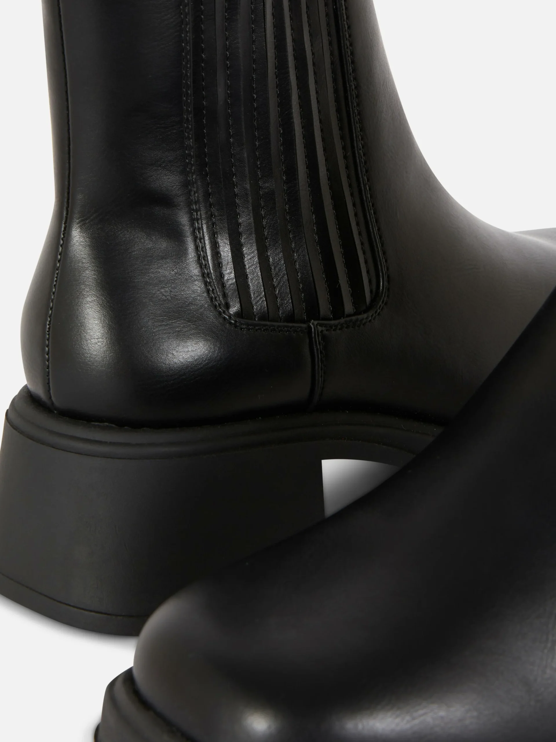 Outlet Chelsea-Stiefeletten Mit Blockabsatz Damen Stiefel