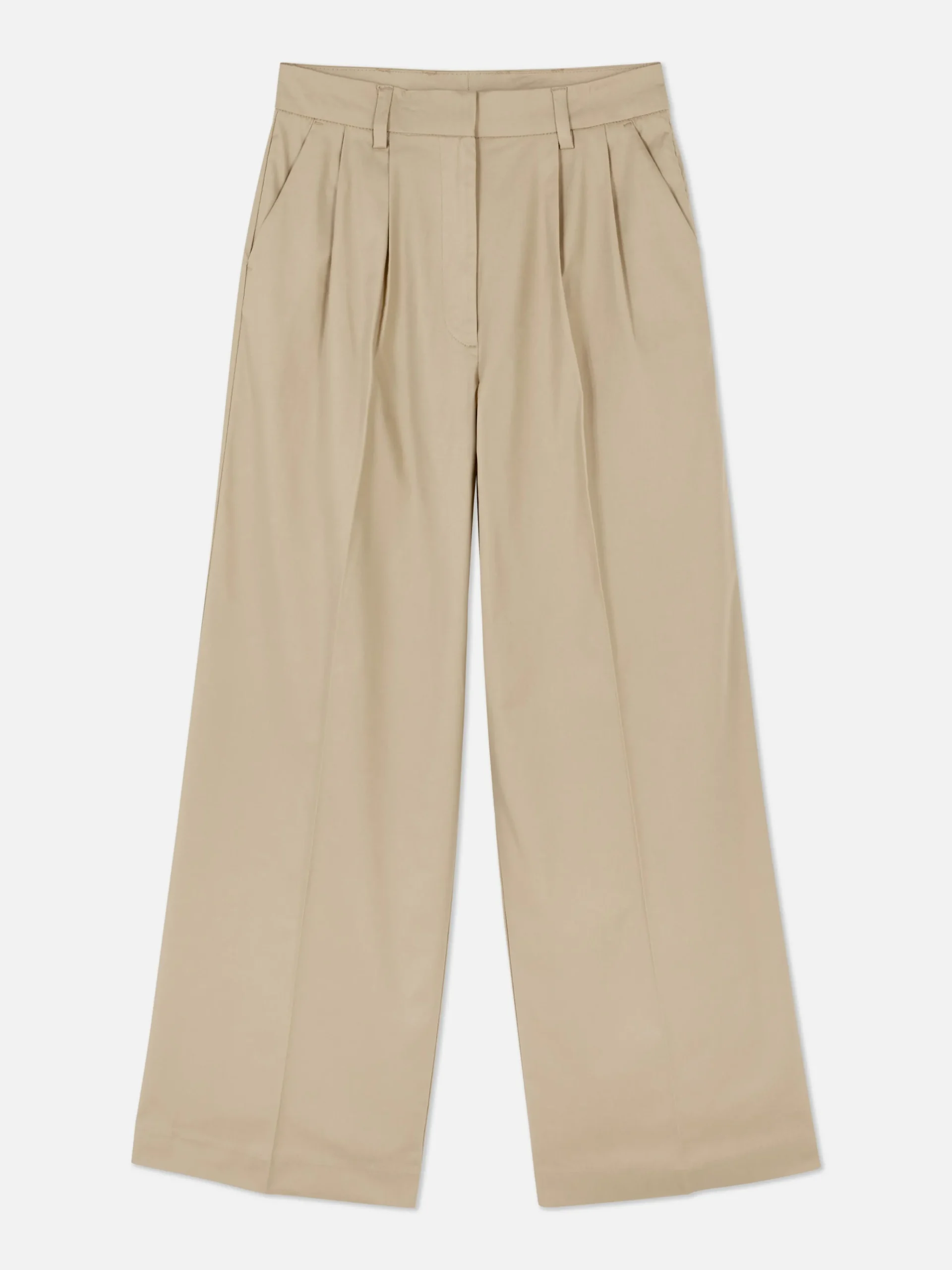 Clearance Chinohose Mit Weitem Bein Damen Hosen Und Leggings