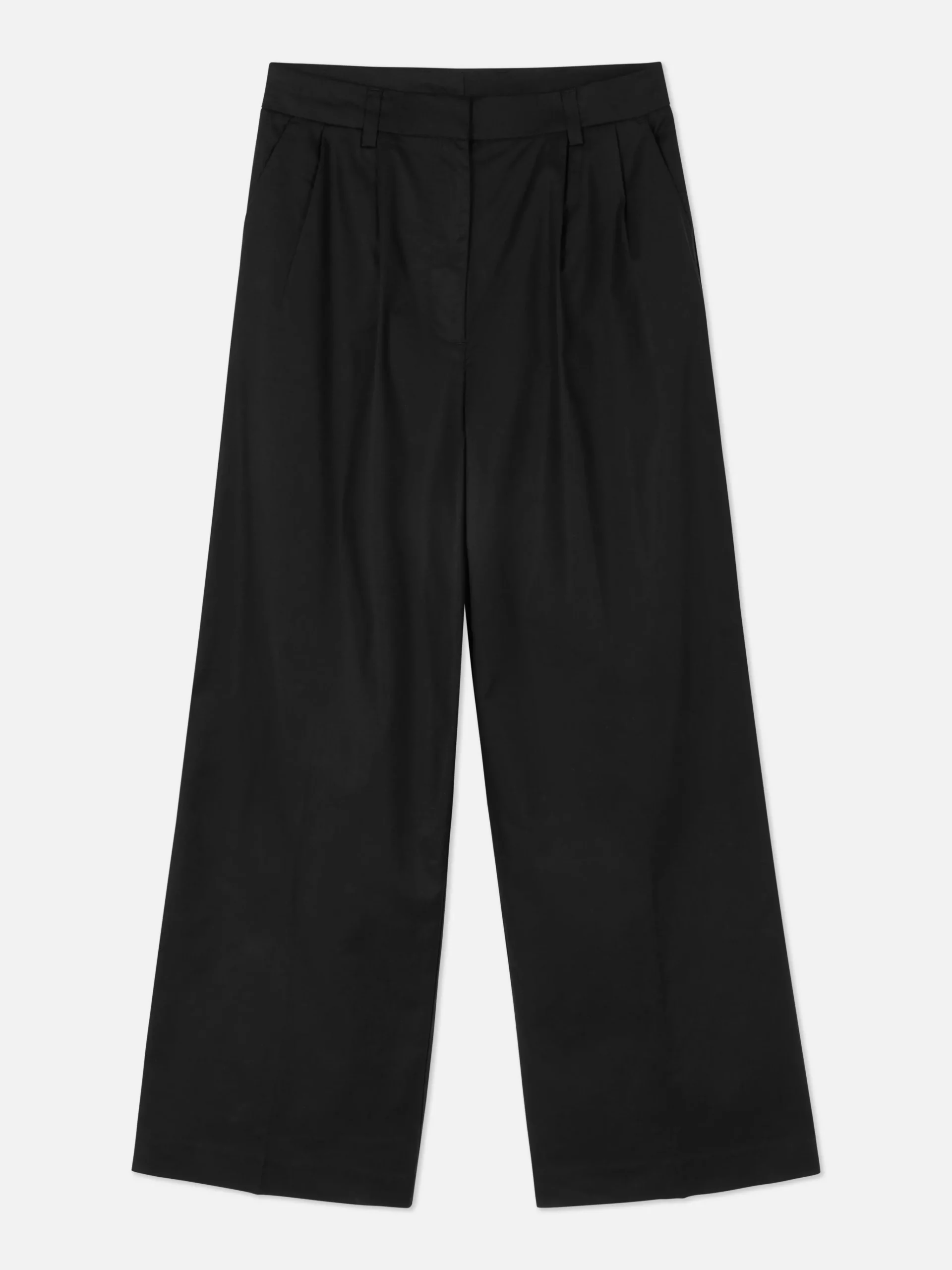 Clearance Chinohose Mit Weitem Bein Damen Hosen Und Leggings