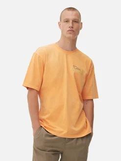 Outlet „Citrus Limonada“ T-Shirt In Washed-Optik Herren Tops Und T-Shirts