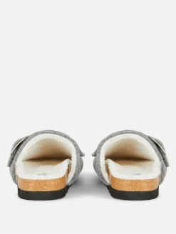 Sale Clog-Mules Aus Filz Damen Hausschuhe|Hausschuhe