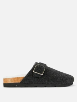 Best Clog-Mules Aus Filz Damen Hausschuhe