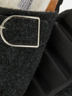 Best Clog-Mules Aus Filz Damen Hausschuhe