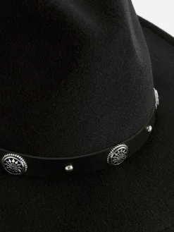 Hot Cowboyhut Mit Nietendetails Damen Mützen, Handschuhe Und Schals