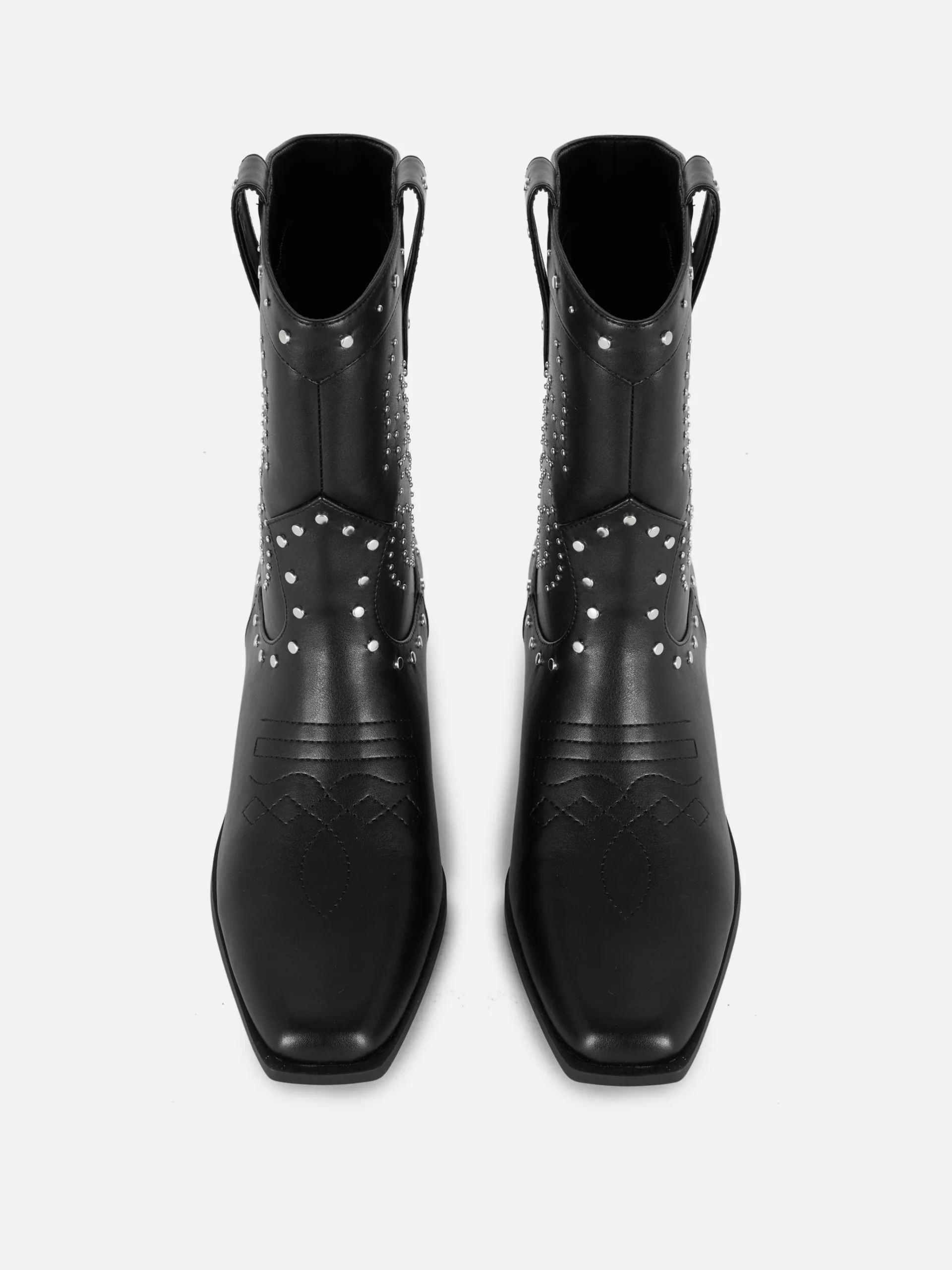 Sale Cowboy-Stiefeletten Mit Nieten Damen Stiefel