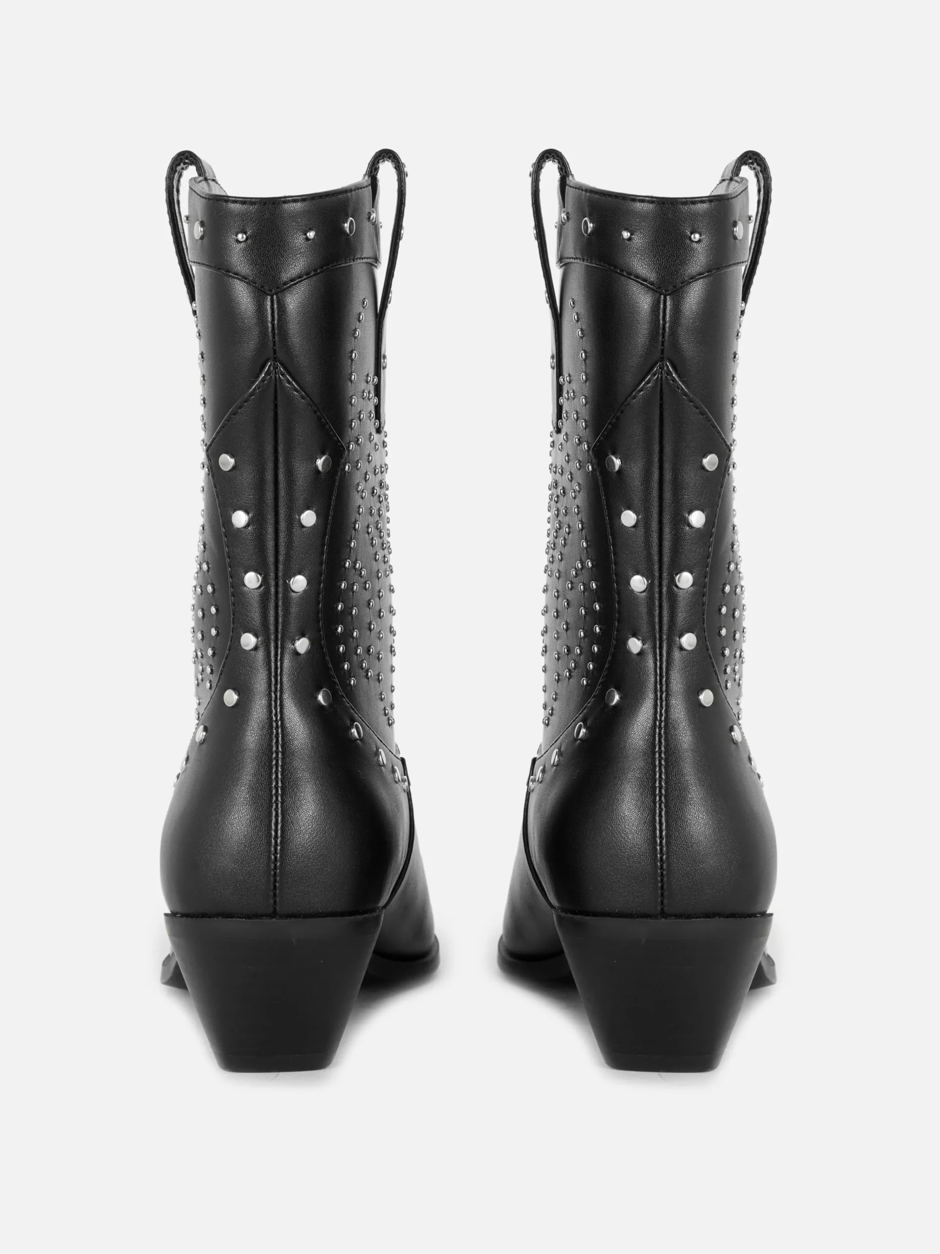 Sale Cowboy-Stiefeletten Mit Nieten Damen Stiefel