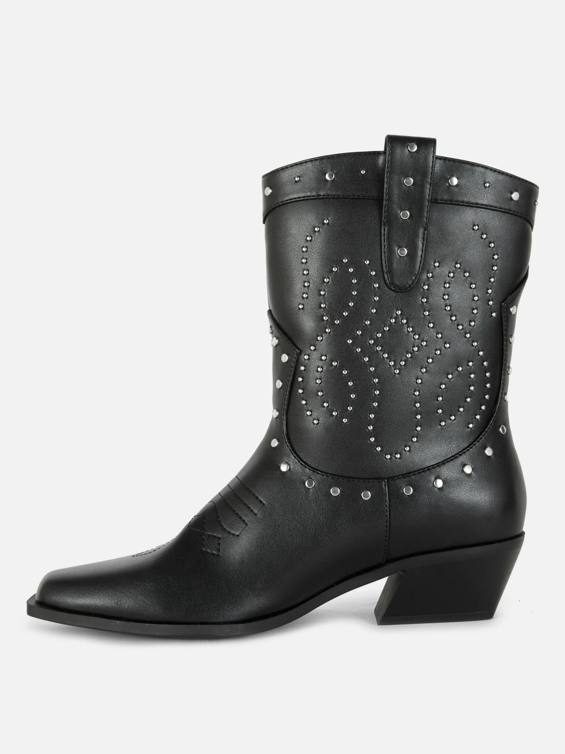 Sale Cowboy-Stiefeletten Mit Nieten Damen Stiefel