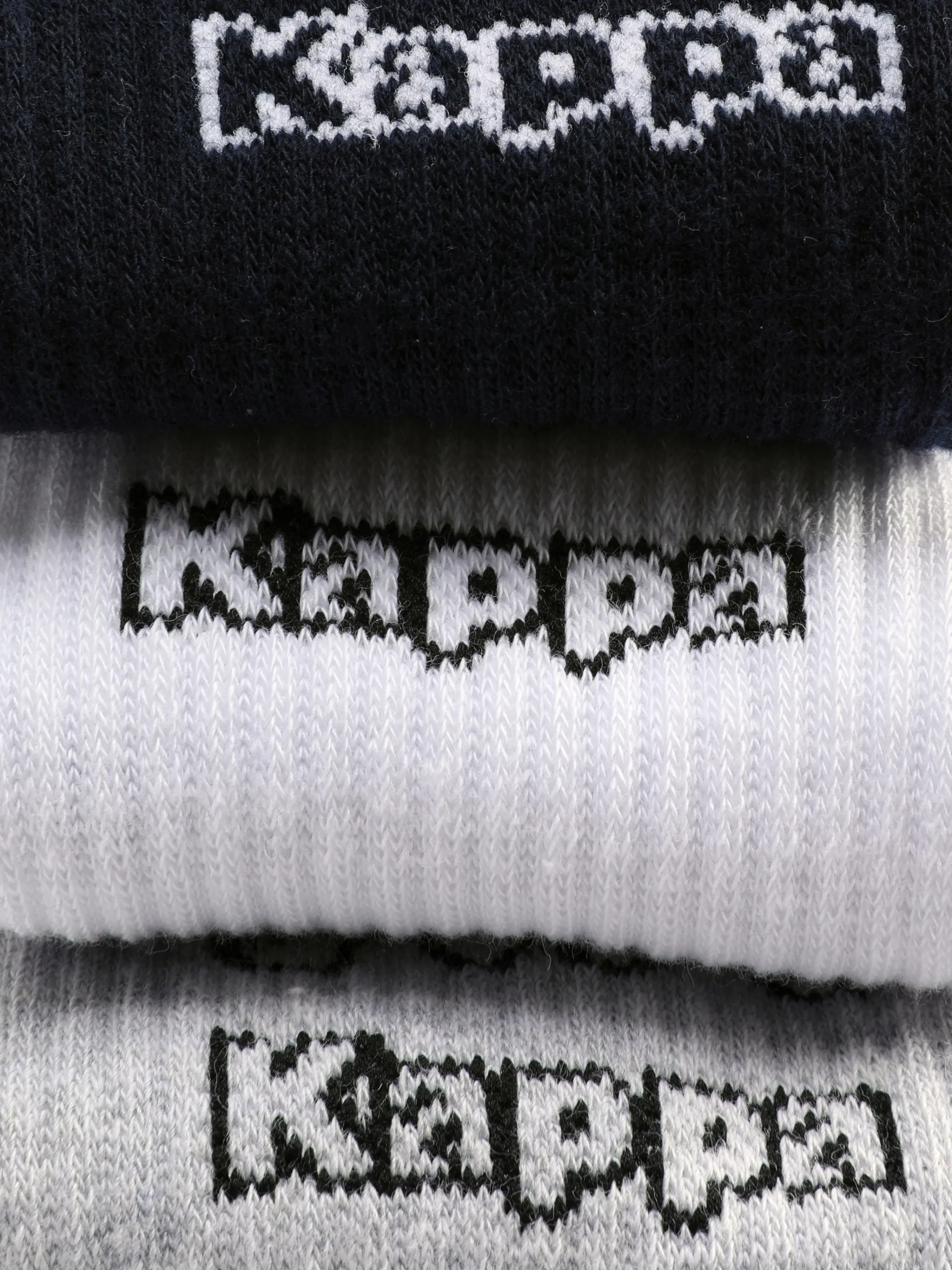 Online Crew-Socken Mit „Kappa X “ Logo, 3er-Pack Herren Socken|Sportbekleidung