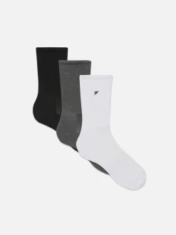 Sale Crew-Sportsocken, 3er-Pack Damen Socken|Fitnesskleidung Und Activewear