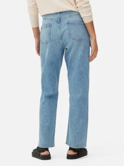Hot Denim Jeans Mit Geradem Bein Damen Denim|Jeans
