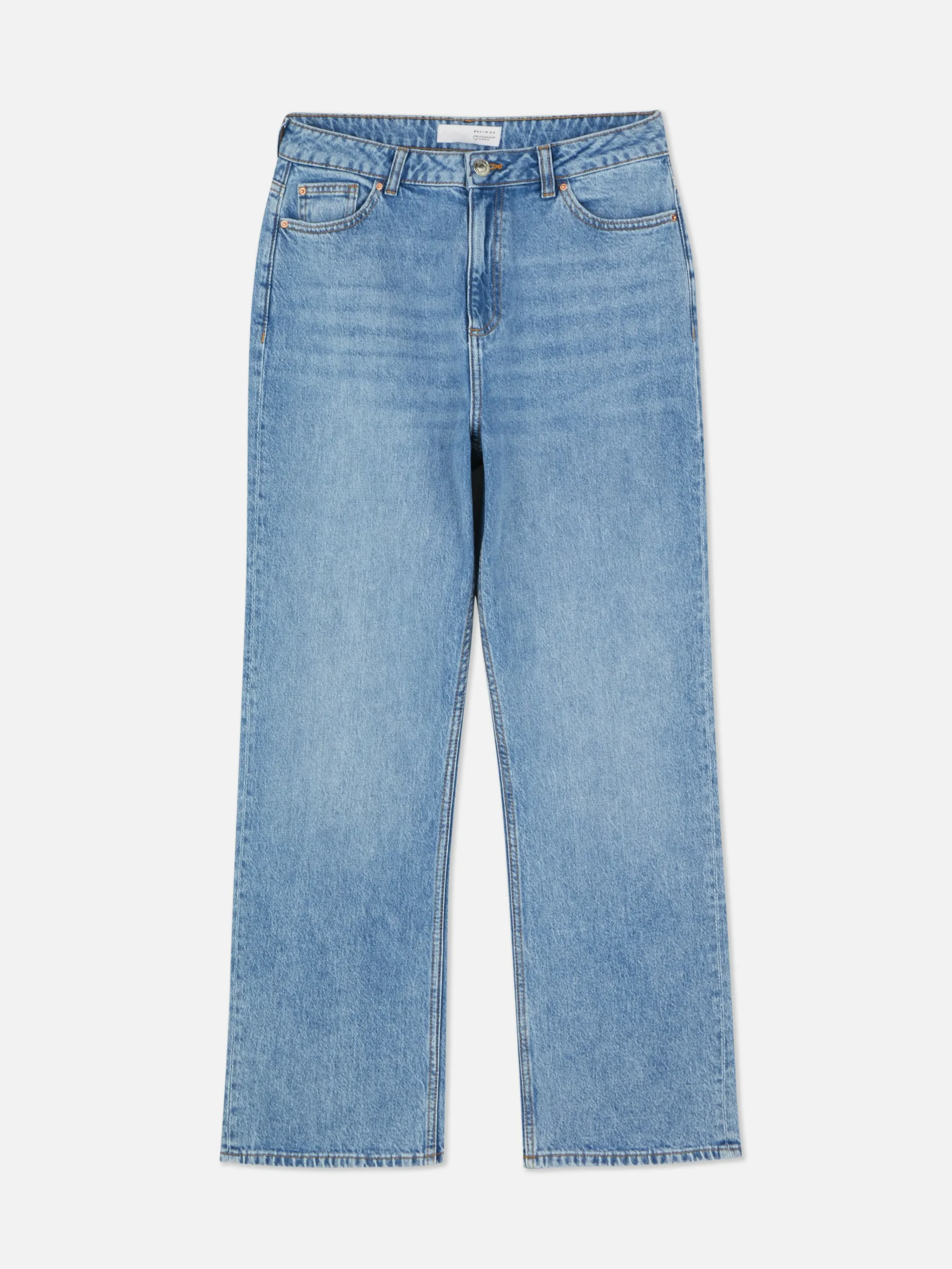 Hot Denim Jeans Mit Geradem Bein Damen Denim|Jeans