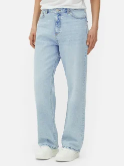Discount Denim Jeans Mit Geradem Bein Damen Denim|Jeans