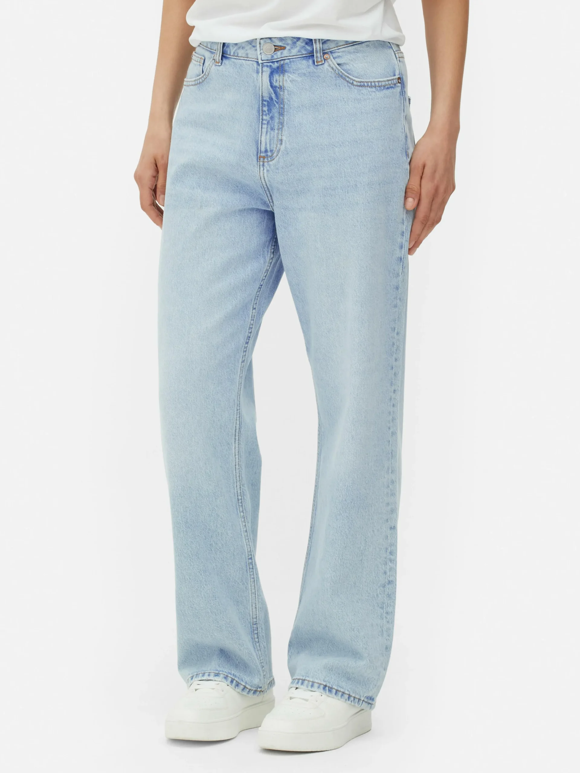 Discount Denim Jeans Mit Geradem Bein Damen Denim|Jeans