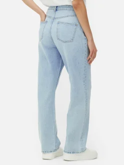 Discount Denim Jeans Mit Geradem Bein Damen Denim|Jeans