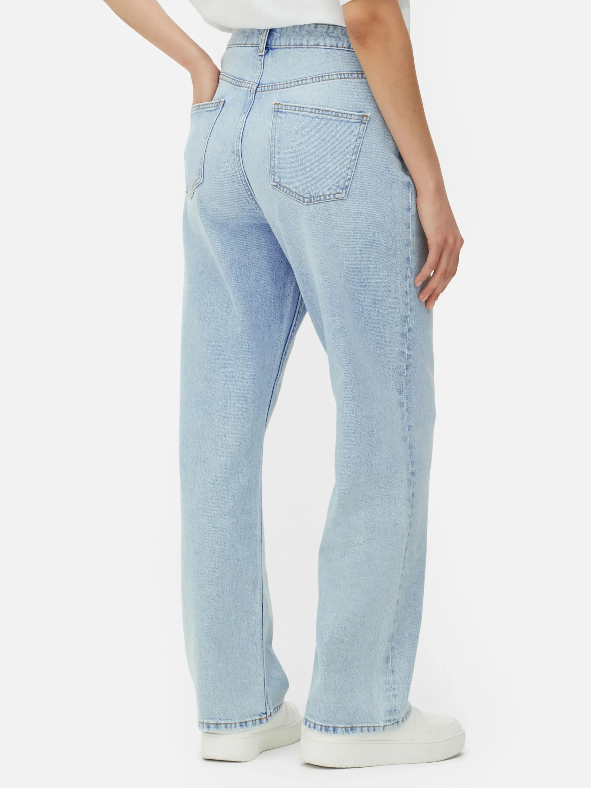Discount Denim Jeans Mit Geradem Bein Damen Denim|Jeans