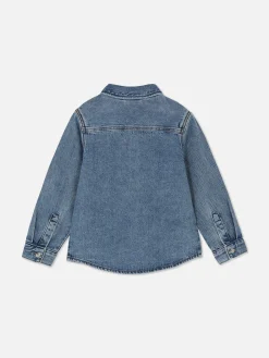 Discount Denim-Hemd Mit Knopfleiste Kinder Hemden