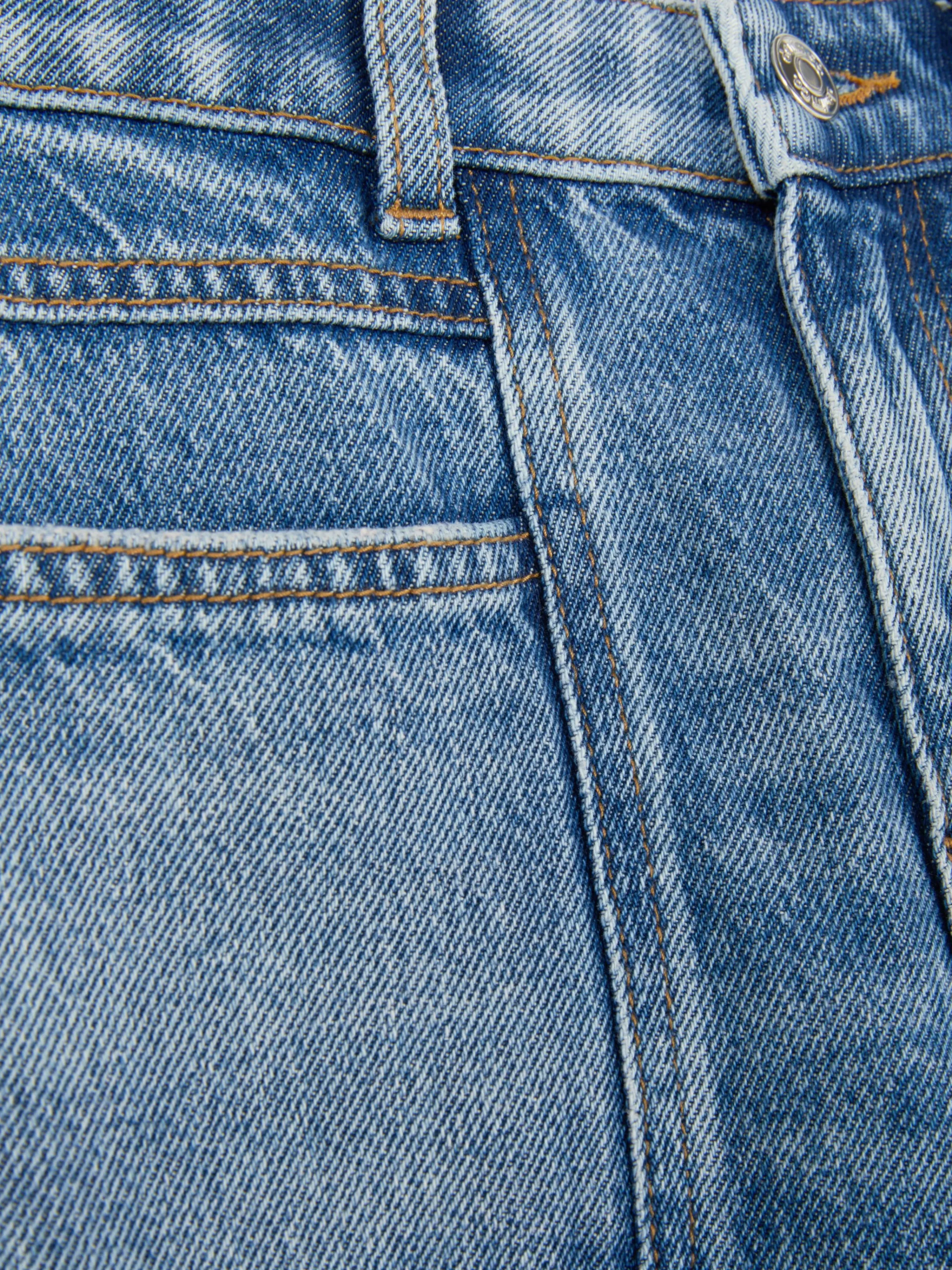 Sale Denim-Jeans Im Cargostil Mit Weitem Bein Kinder Jeans