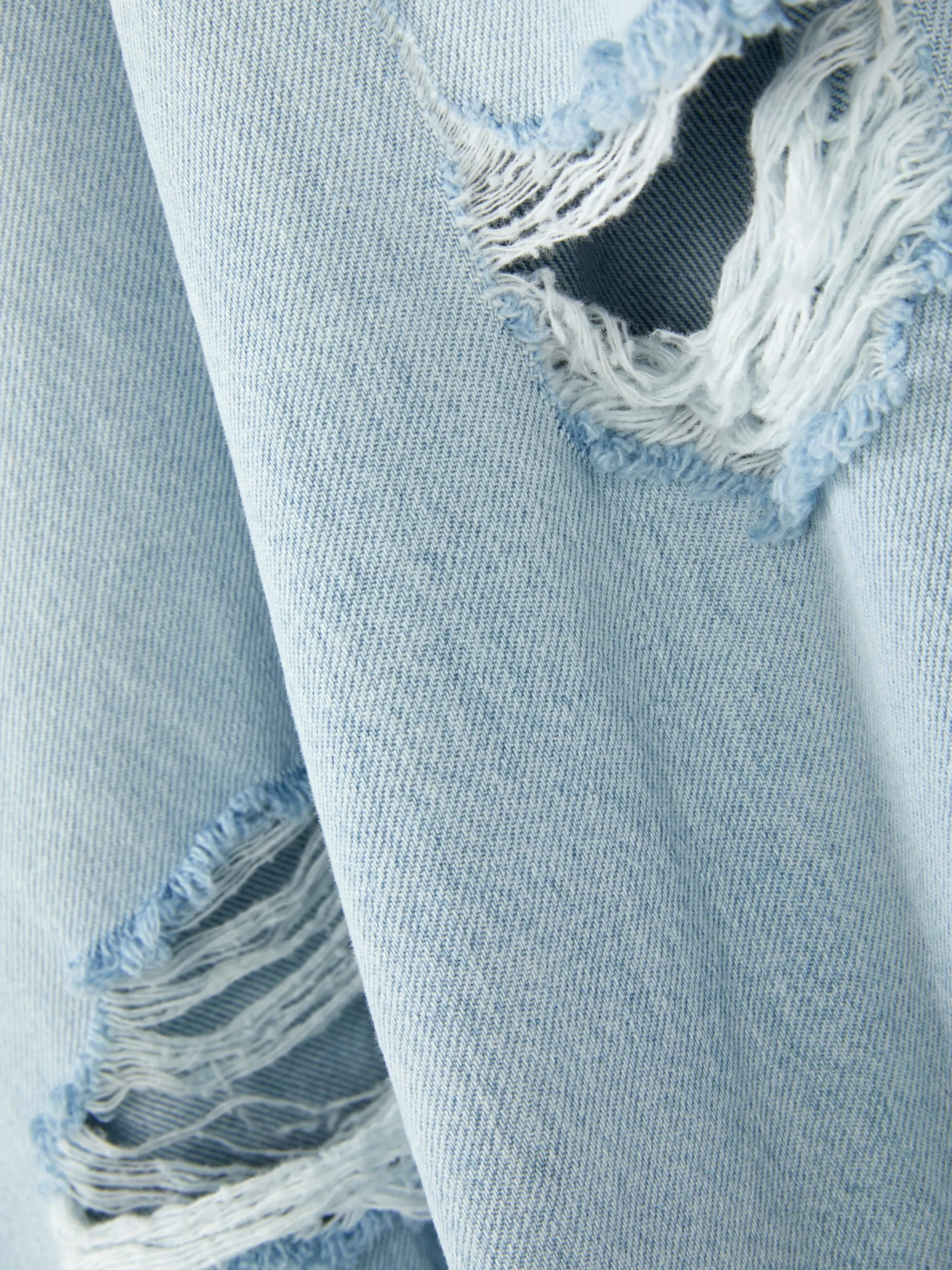 Denim-Jeans Im Used-Look Mit Weitem Bein Damen Denim|Jeans