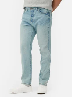 Outlet Denim-Jeans Mit Geradem Bein Herren Jeans