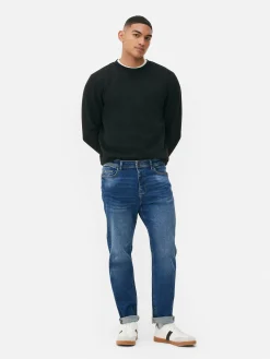 Outlet Denim-Jeans Mit Geradem Bein Herren Jeans