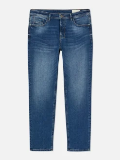 Outlet Denim-Jeans Mit Geradem Bein Herren Jeans