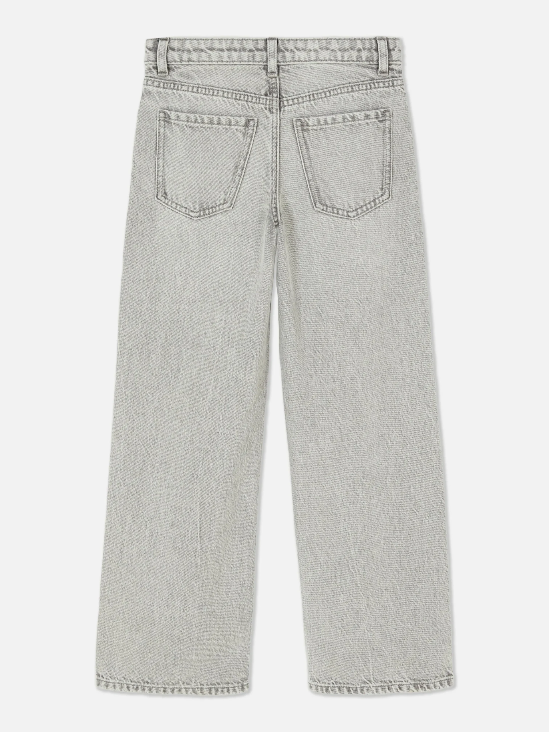 Clearance Denim-Jeans Mit Weitem Bein Und Schlitz Kinder Jeans