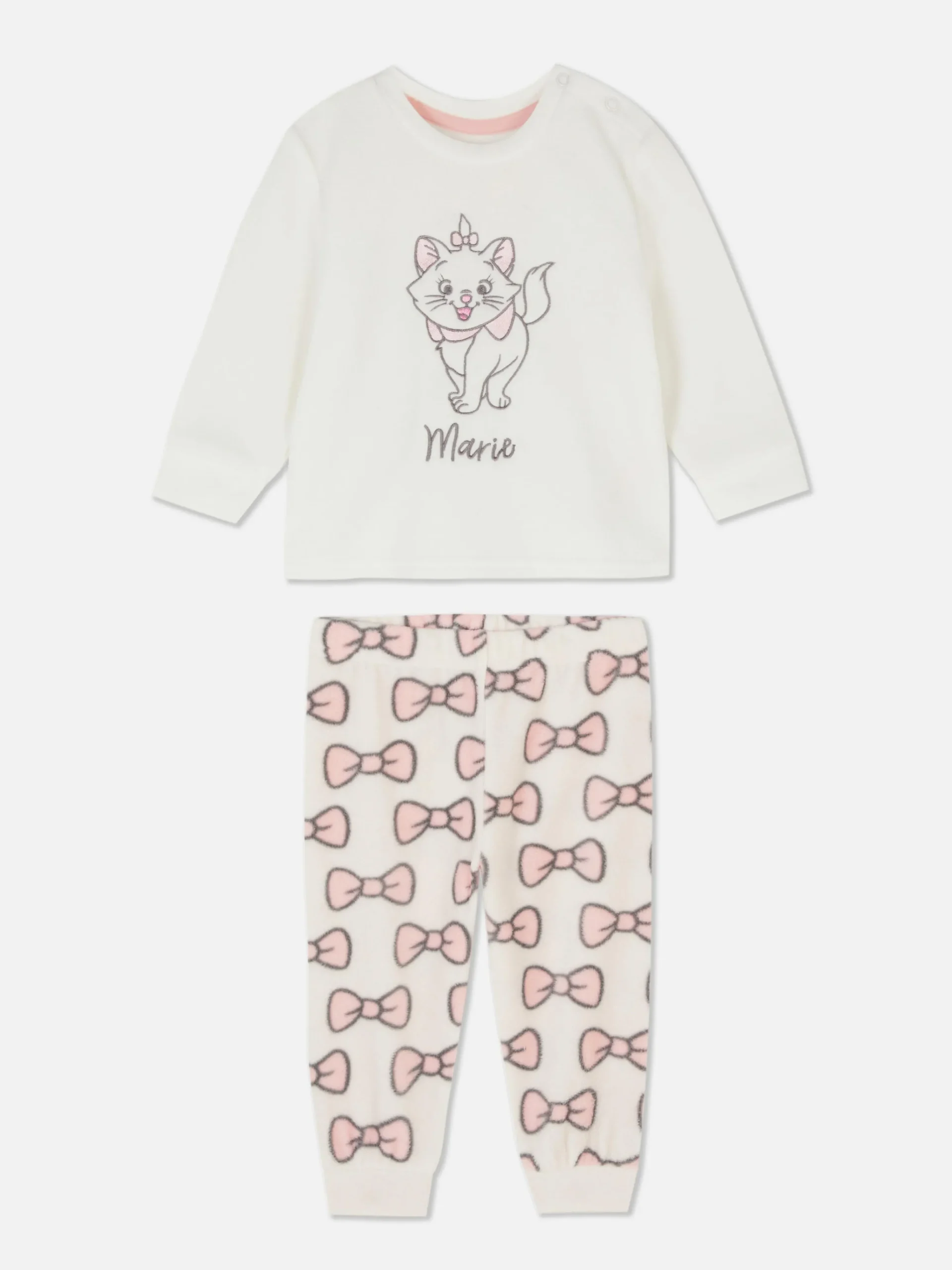 „Disney Aristocats Marie“ Schlafanzug Aus Fleece Schlafanzüge Und Nachtwäsche