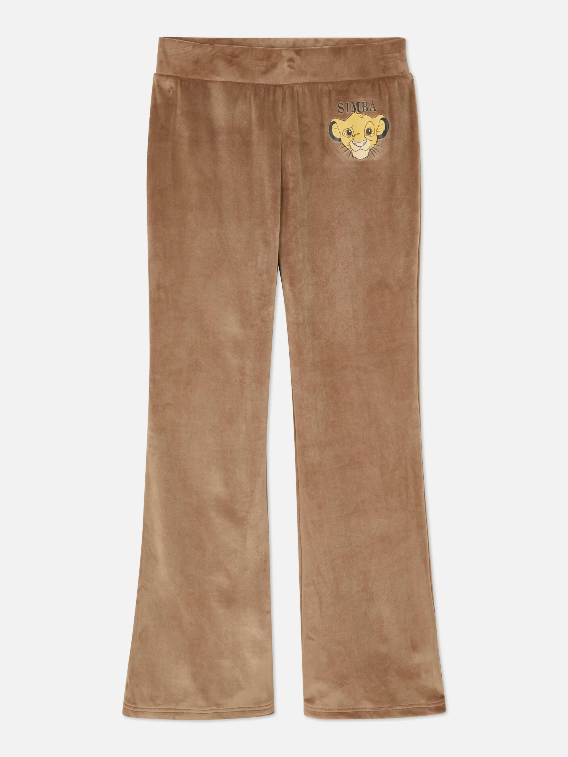 Clearance „Disney Der König Der Löwen“ Schlafanzughose Aus Velours Damen Schlafanzughosen