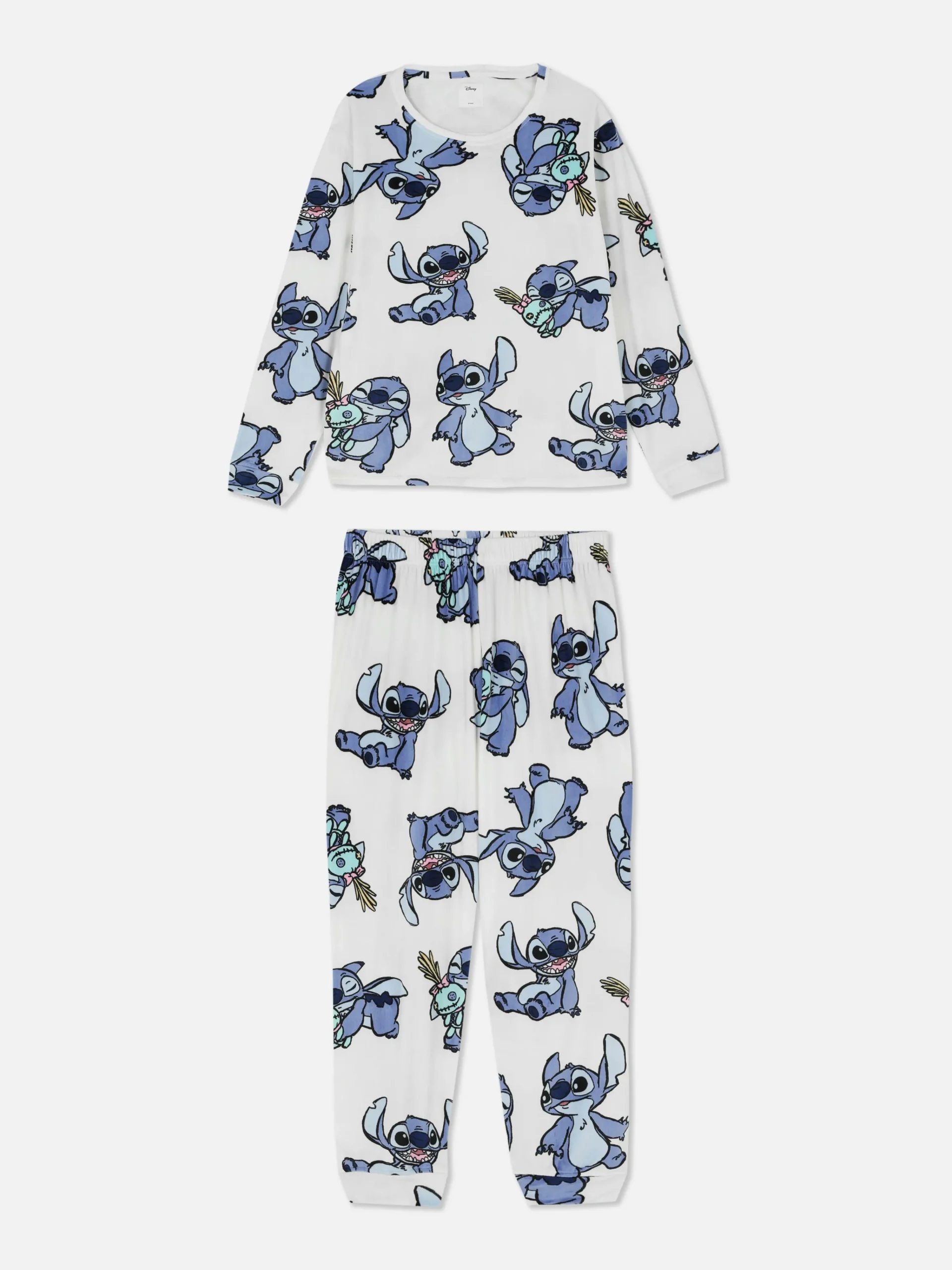 Clearance „Disney“ Langärmeliger Schlafanzug Aus Fleece Damen Schlafanzüge