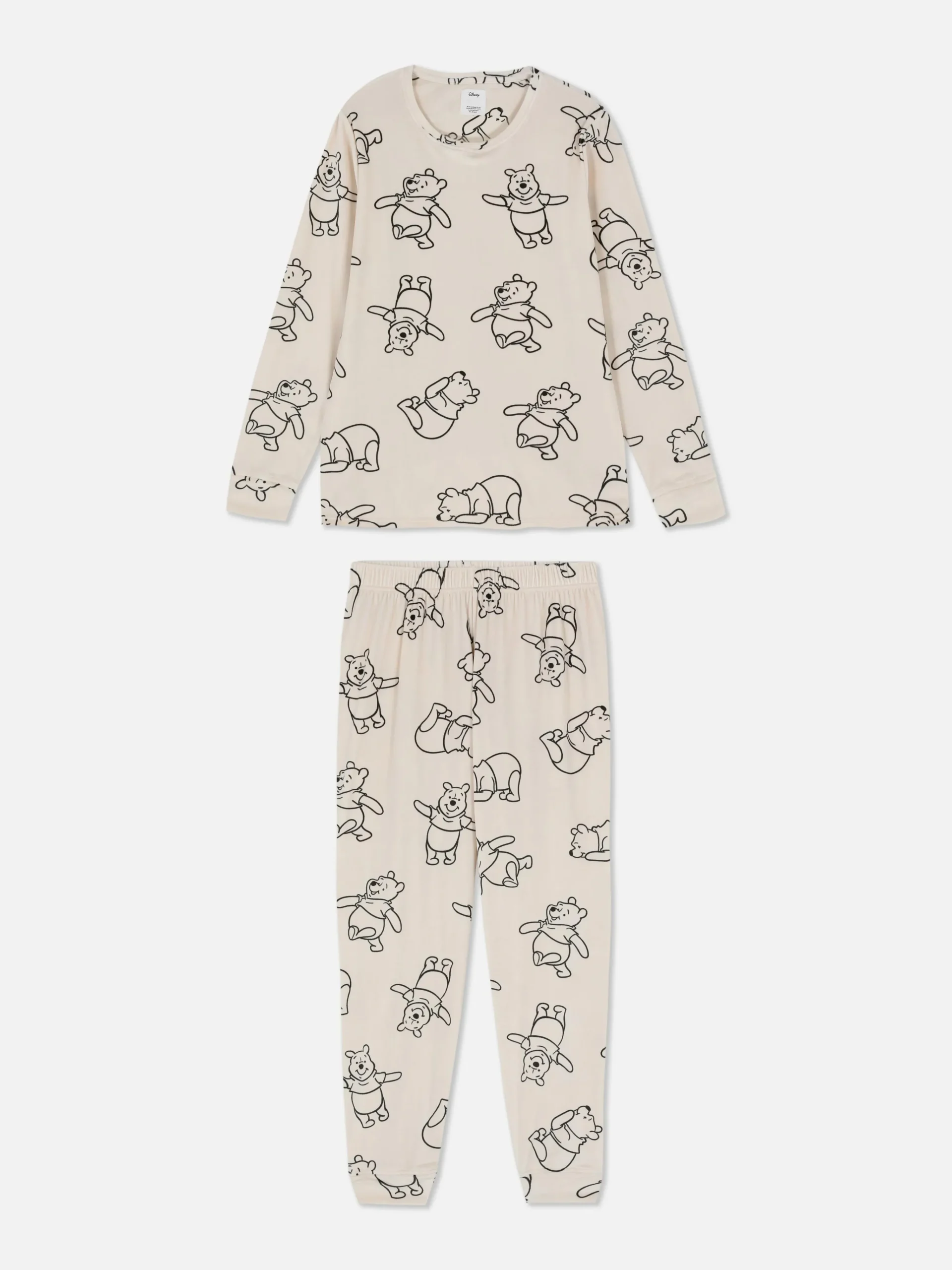 Outlet „Disney“ Langärmeliger Schlafanzug Aus Fleece Damen Schlafanzüge