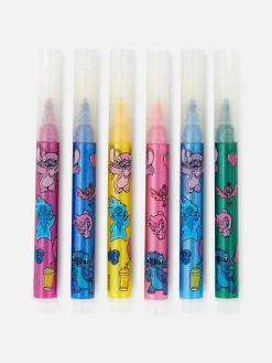 Hot „Disney Lilo & Stitch“ Glitzer-Filzstifte, 6er-Pack Kinder Basteln Und Handarbeiten