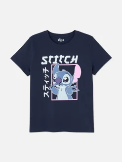 „Disney Lilo & Stitch“ T-Shirt Im Manga-Stil Damen Tops Und T-Shirts
