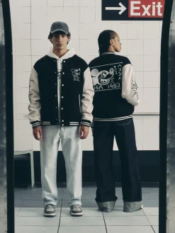 „Disney Mickey Maus X Keith Haring“ College-Jacke Herren Jacken Und Mäntel