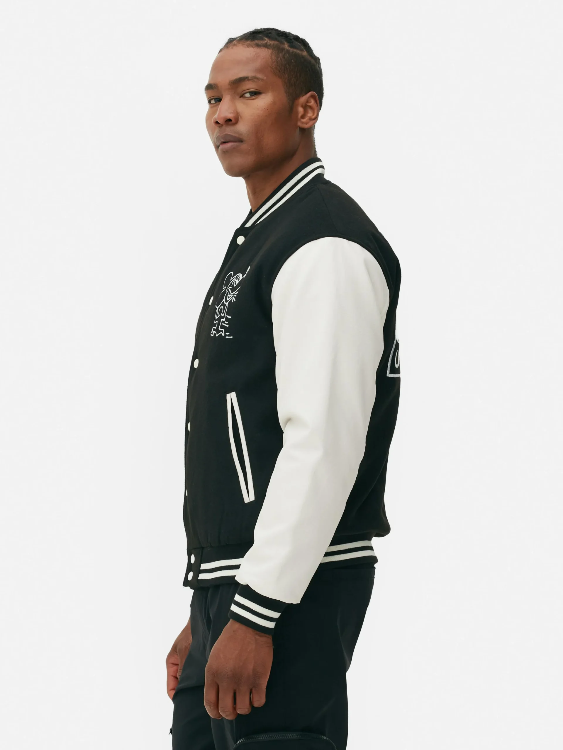 „Disney Mickey Maus X Keith Haring“ College-Jacke Herren Jacken Und Mäntel