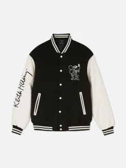 „Disney Mickey Maus X Keith Haring“ College-Jacke Herren Jacken Und Mäntel